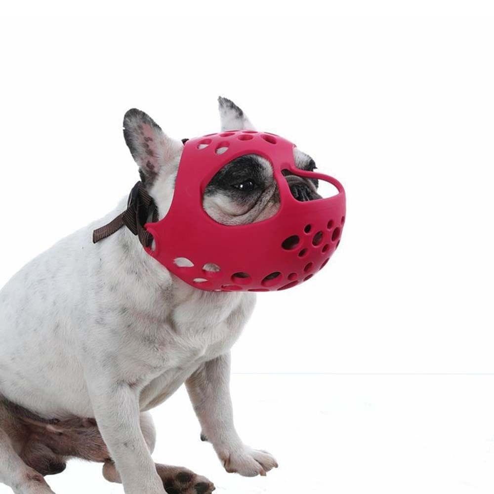 Focinheira Ajustável Para Cães De Pequeno Médio Porte Prevenindo A Mordida Da Boca Do Cão Bulldogs Francês