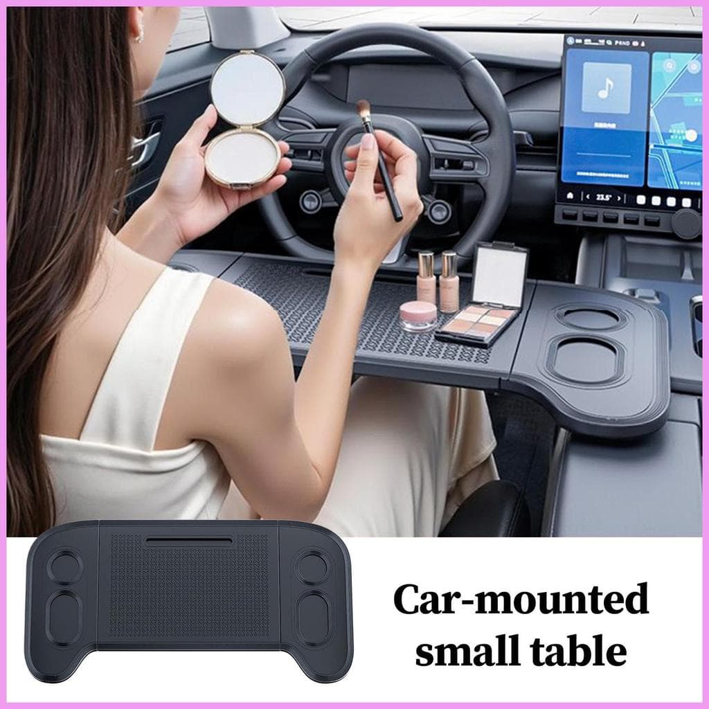 Mesa De Volante Do Carro Dobrável Acessórios Automotivos Bandeja De Alimentos Para Motoristas Viajantes Caminhão Diário