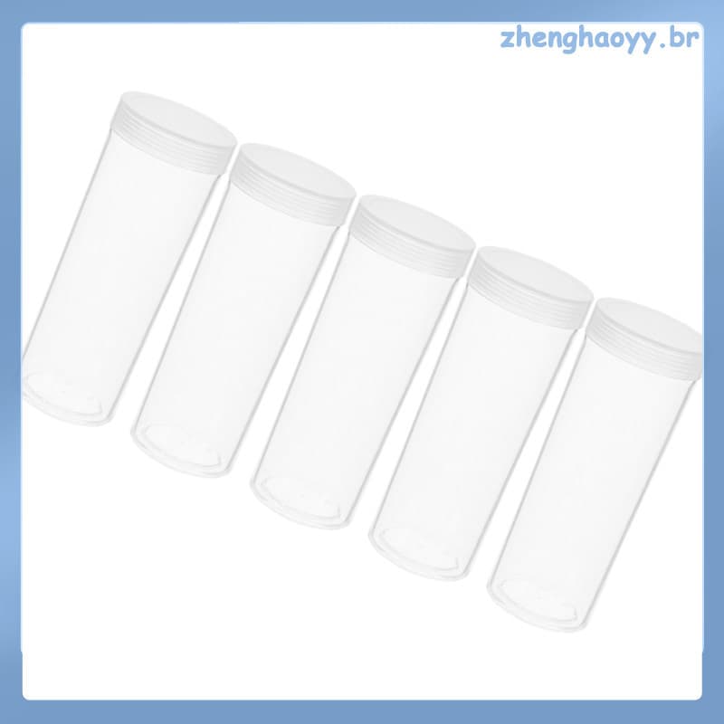 🧂 5pcs expositor de moedas plástico transparente para e armazenamento