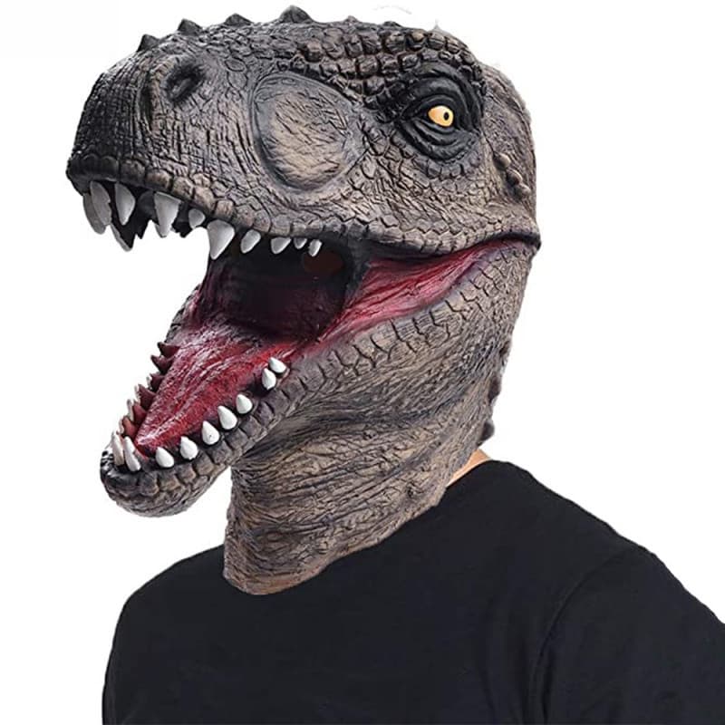 Máscara de Terror / Dinossauro / Mundo Jurássico / Cosplay / Adultos / Fantasia / Animal YYBDF 77ZR