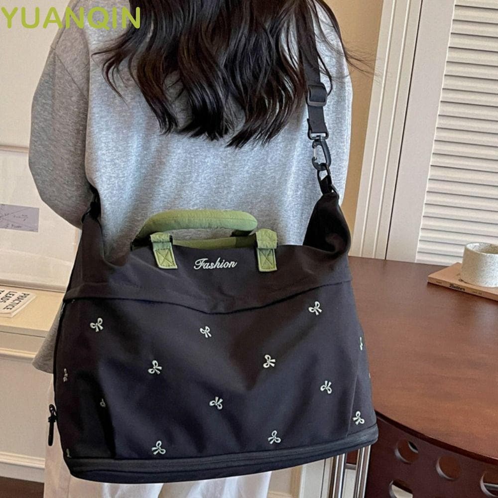 Bolsa De Ombro Para Academia YUANQINZT , Bagagem De Viagem Com Laço INS , Bolsas Casuais De Separação Seca E Úmida , Res