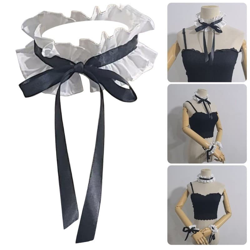 * Decorativa Vitoriana Babados , Mangas Punho Renda Para Fantasia Halloween E Acessórios Reunião
