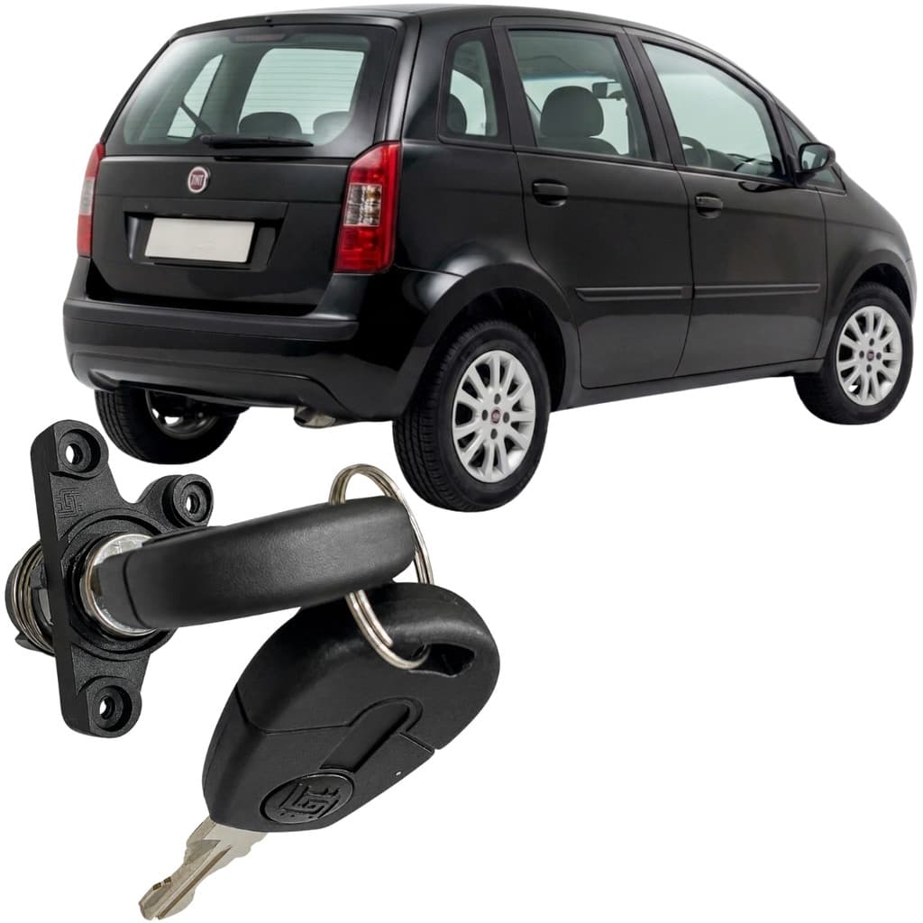 Cilindro Miolo Tampa Porta Malas Fiat Idea 2006 2007 2008