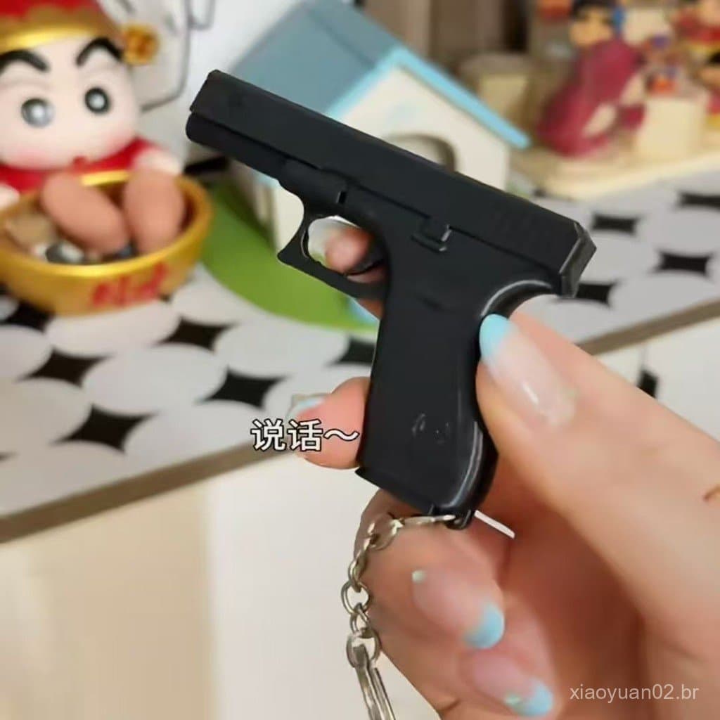 Modelo de chaveiro impresso em 3D para montagem na parede, brinquedo não disparável Gek G17, presente para meninos, chav