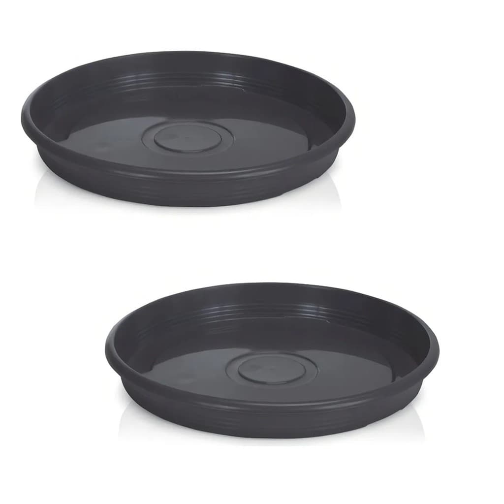 Kit 2 Pratos 26 Cm De Diâmetro Para Vasos E Pote De Plantas