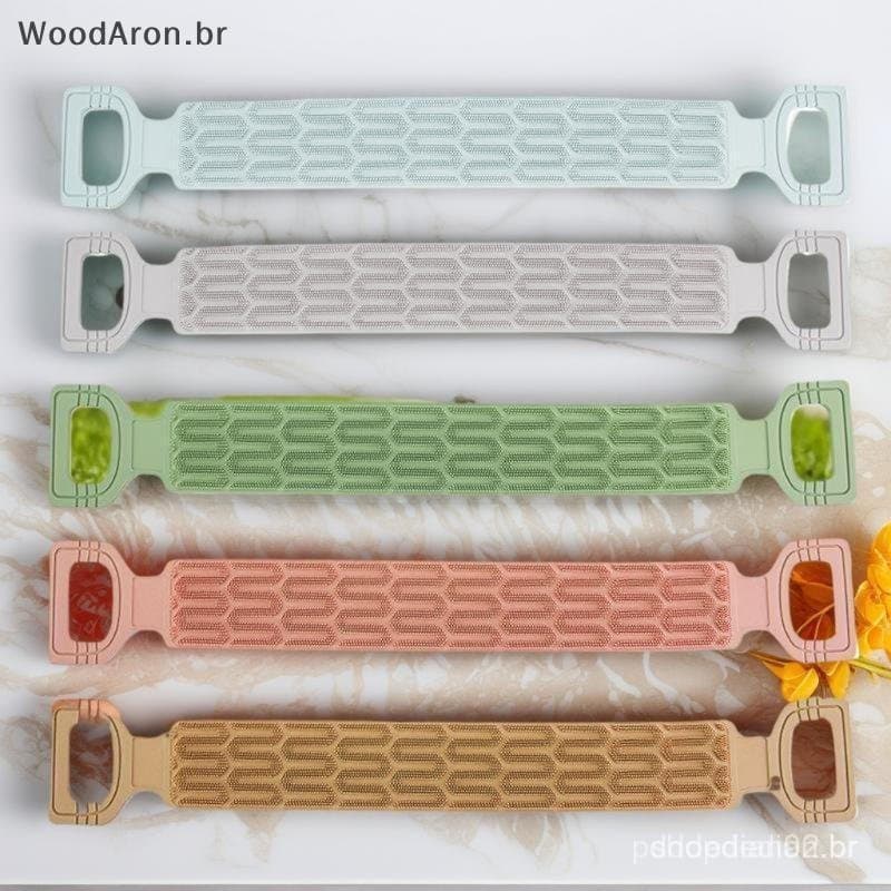 Toalha Purificadora Ba De Silicone WoodAron Com Alças De Corda-Ferramenta De Banho Esfoliante Para Limpeza Profunda , Su