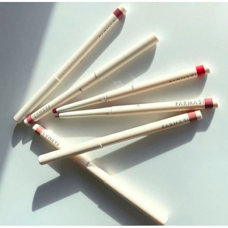 Lápis delineador para labios Farmasi - Contorno labial alta Pigmentação e longa duração - sem glutem ,vegano - canetinha