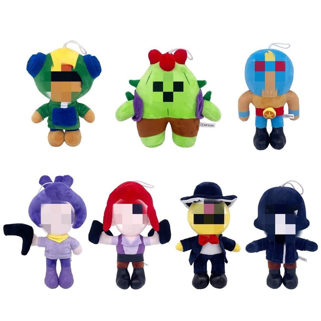 Brinquedo de pelúcia Brawl Stars, boneco de ouriço, presente de Natal, brinquedo infantil IW0B 5OJI