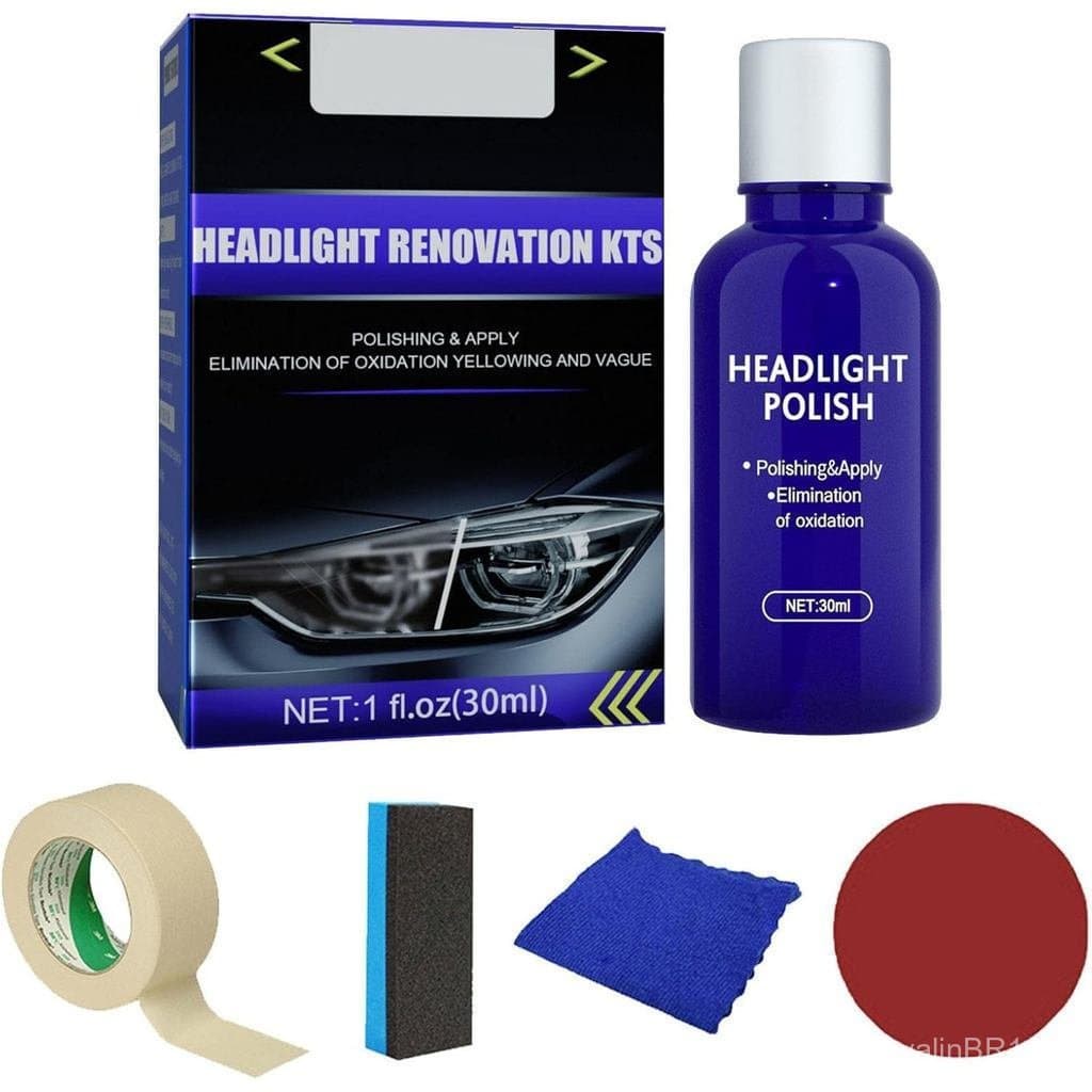 Restaurador Rápido de Faróis de Carro 30ml Spray de Limpeza Universal Fluido paração de Faróis