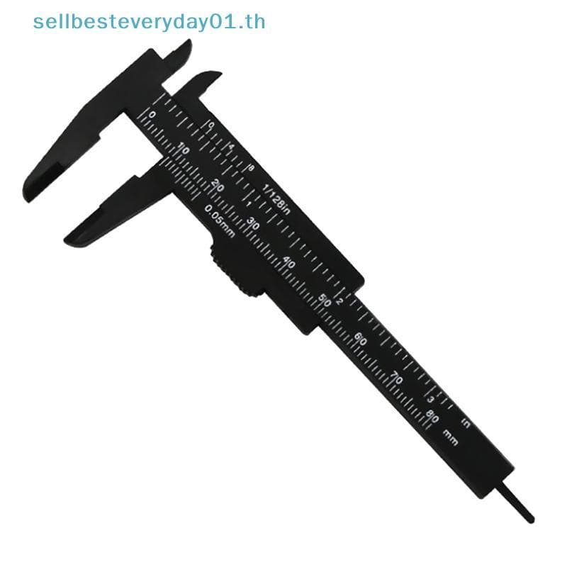 & Sellbest Sobrancelha Posicionamento Régua Tatuagem Pontuação Desenhar Medição De Plástico Vernier Caliper 80mm .