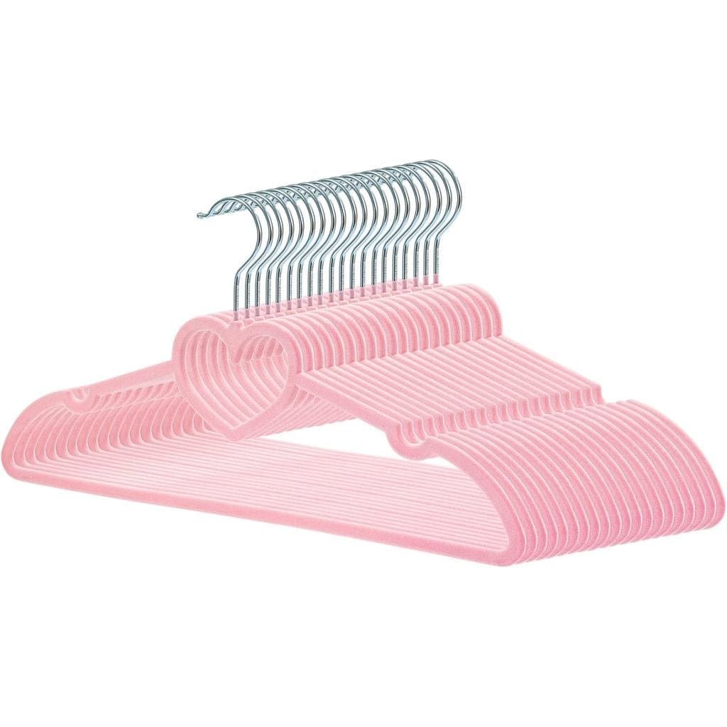 Cabides de Veludo, Pacote com 20, Cabides Antiderrapantes de 16" para Adultos, Cabide Fino com Gancho Giratório de 360 G