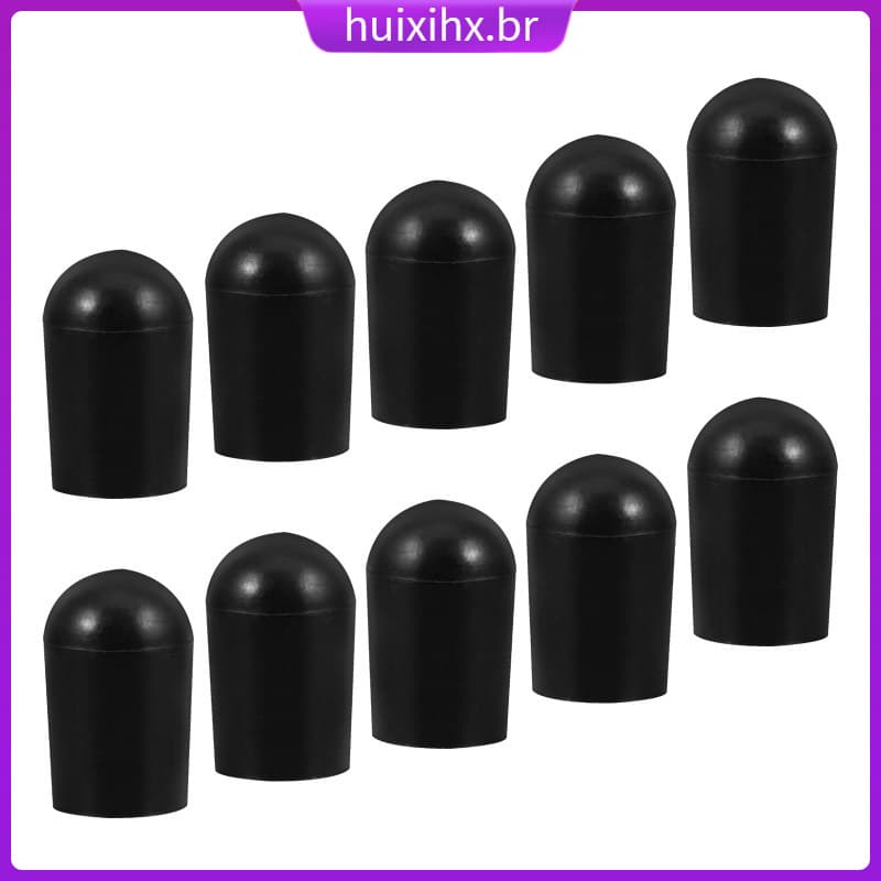 🎸 10Pcs Batente de Borracha Preta para Endpin Double Bass com Almofada para e Instrumento