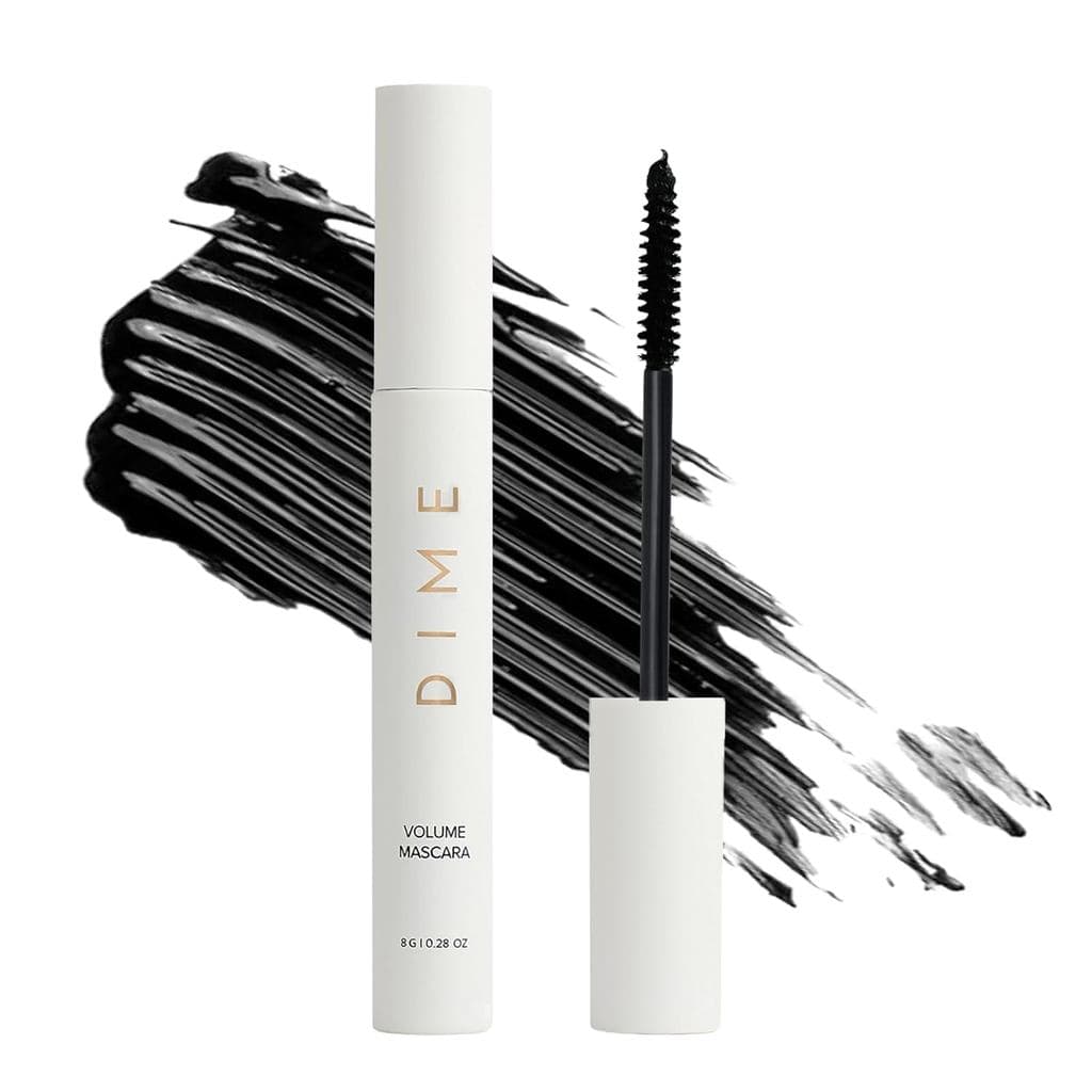 Máscara de Cílios DIME Beauty Volume - Máscara à prova de manchas para cílios mais espessos, maior volume e comprimento,
