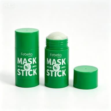 Máscara Chá Verde Remover de Cravos Anti-Acne Hidratante Beleza Pele Facial Clean Face Clareador Mask Stick FEBELLA