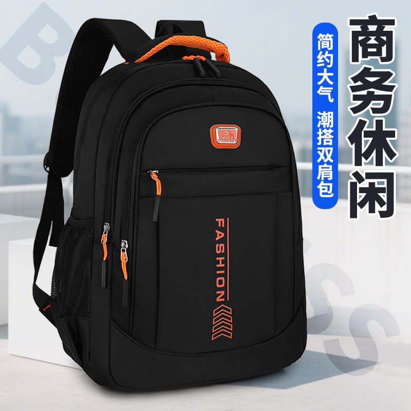 Moda simples mochila masculino estudante saco de escola passeio computador mochila lazer saco viagem ao ar livre mochila