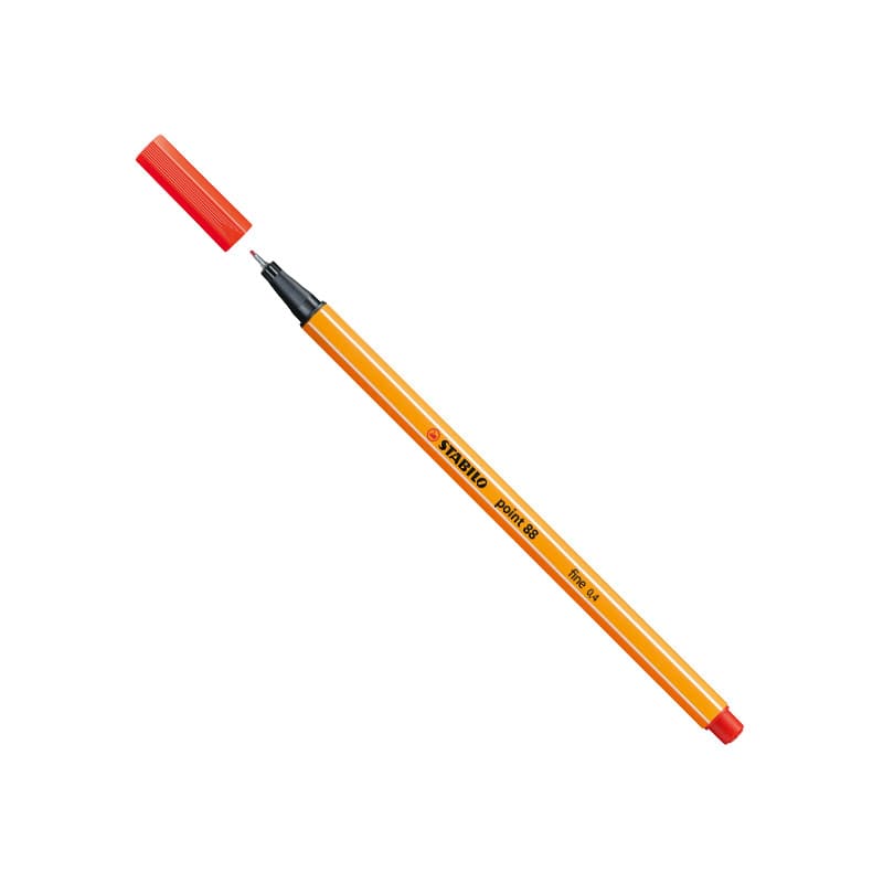 Caneta hidrográfica Fine Point 88/48 Vermelho Claro Stabilo