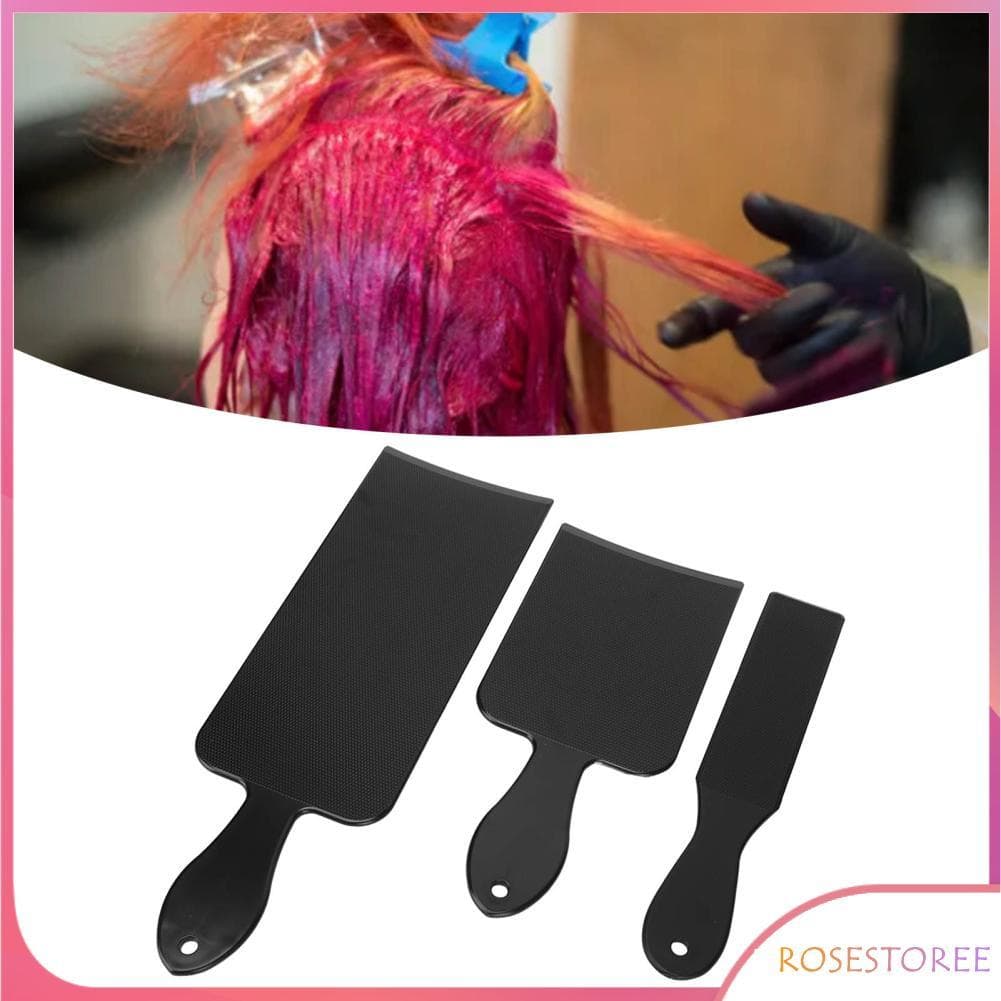 Rosestoree ZJchao 3pcs Placa de coloração de cabelo Balayage destacando tintura com alça ergonômica fosca para