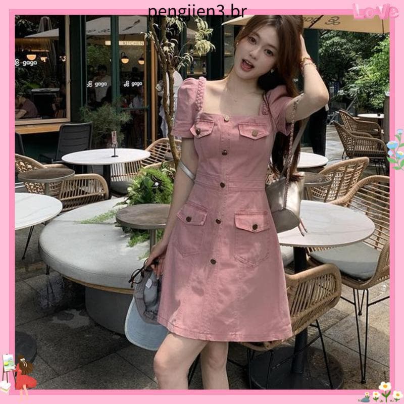 Plus Size roupas femininas gordura mm mais magro olhar vestido verão Design redução de idade estilo suave cintura estrei