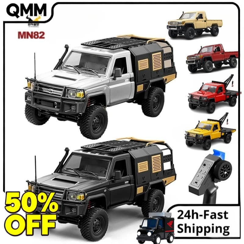 1 : 12 Captador Em Escala Completa Caminhão Curto MN82 S/Pro/T Série 2.4G 4WD RC Carro De Escalada Controle Remoto Brinq
