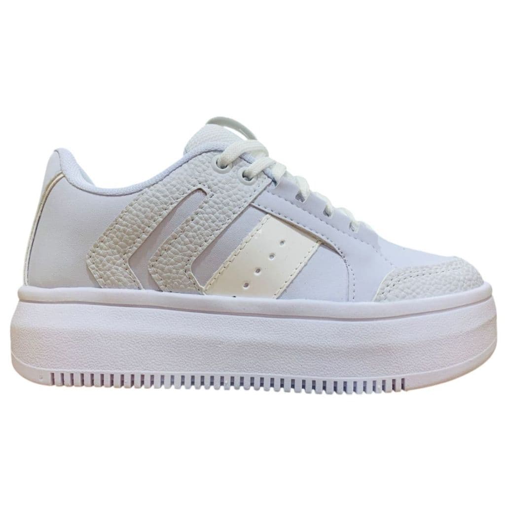 Tênis Feminino Amery Plataforma Reta Sola Leve 04332