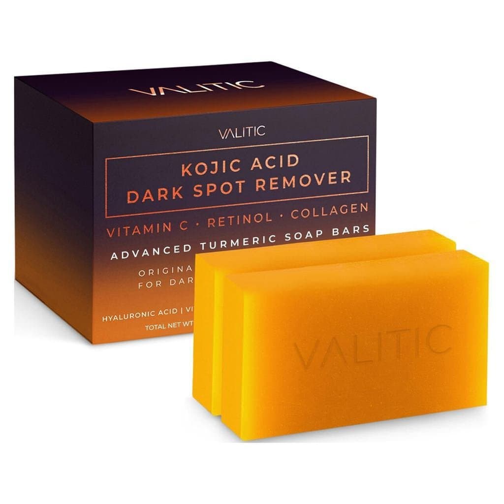 Sabonetes em Barra VALITICK para Remoção de Manchas Escuras com Ácido Kójico, Vitamina C, Retinol e Colágeno JI5Z