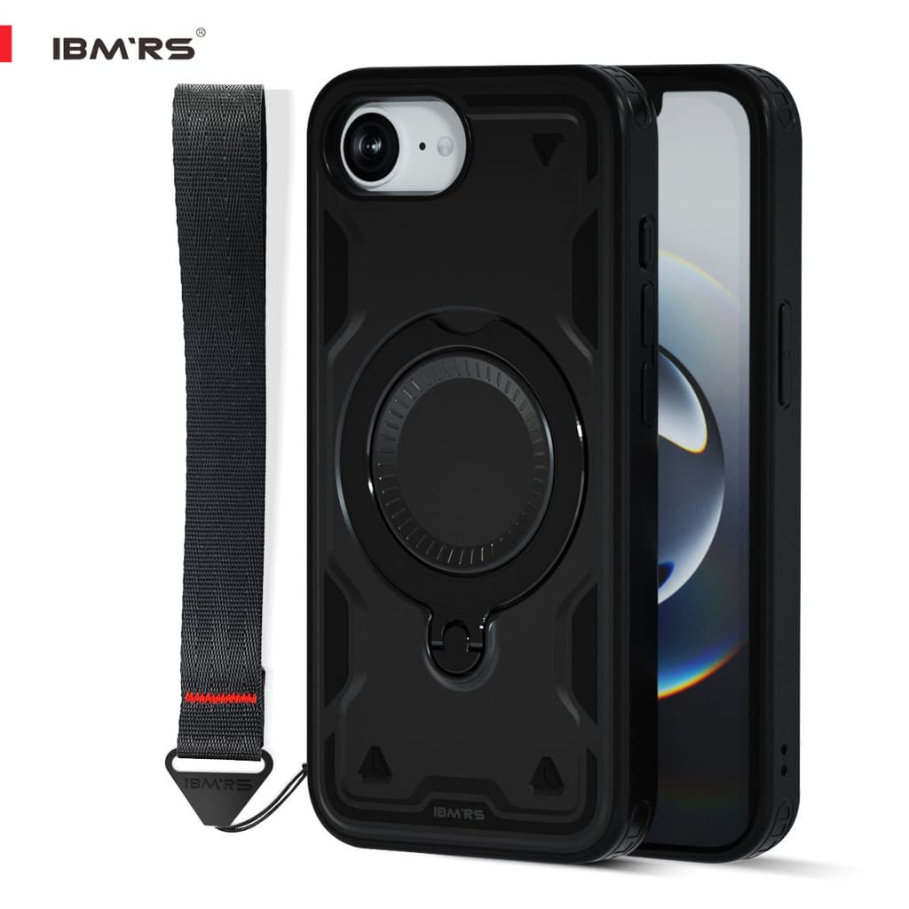 Capa De Telefone Para iPhone 16E Com Suporte Giratório Cordão Magsafe Protetora Atacado