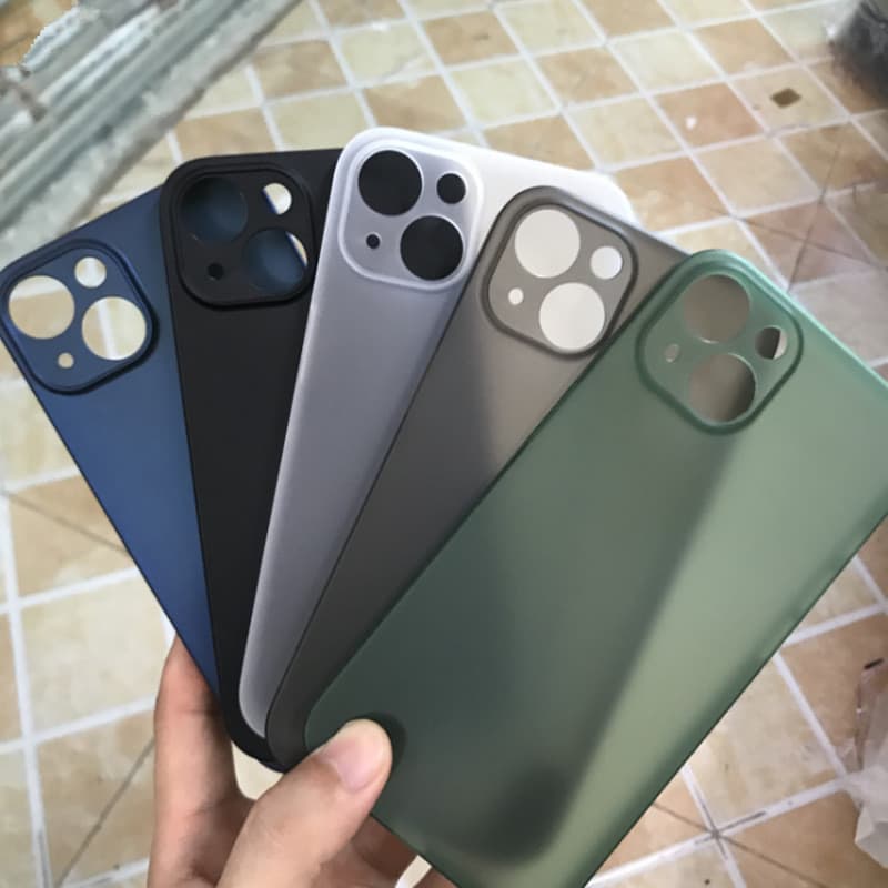 IPhone11 Capa de telefone fina transparente fosco pp capa protetora dissipação de calor antiderrapante