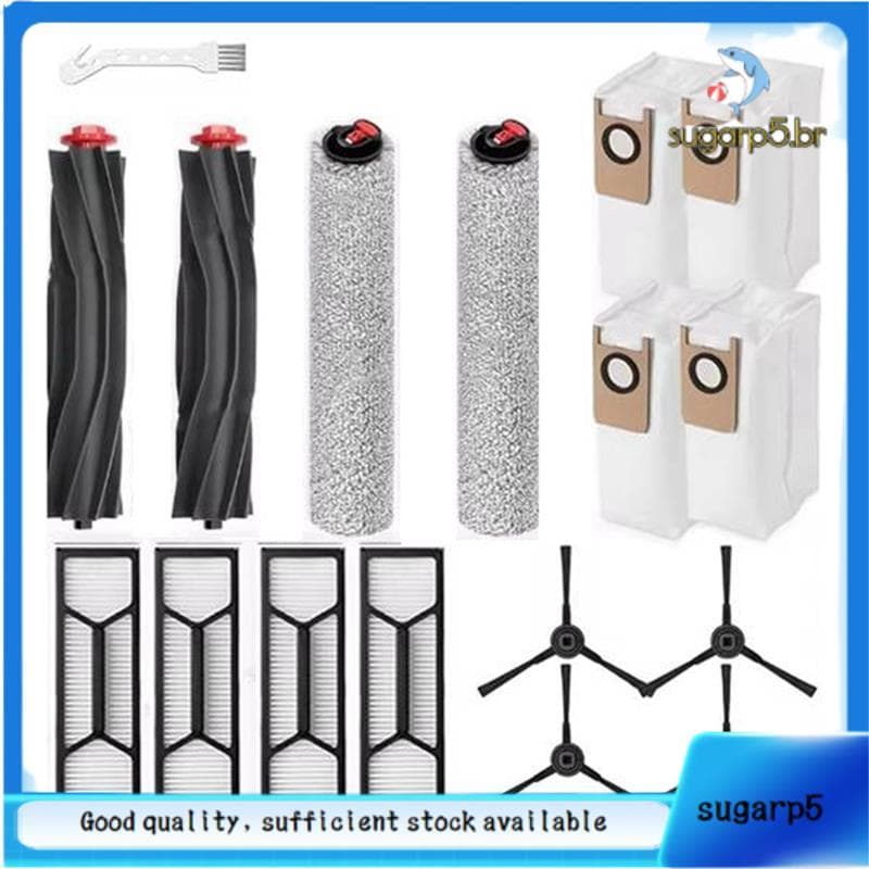 Kit De Peças De Reposição Para S1 Aspiradores De Robô Omniscient S1 Pro Rolo Principal Robôs Com Filtro HEPA Saco De Pó