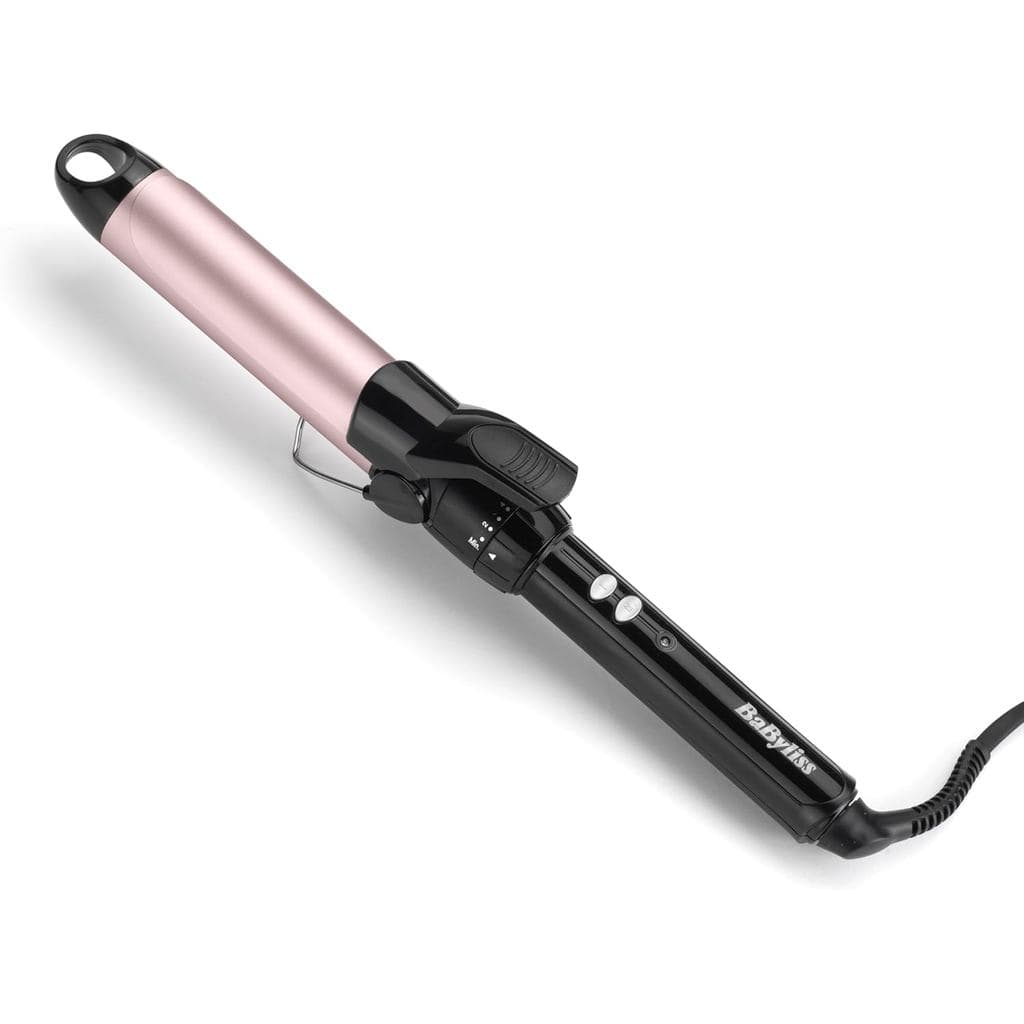 BaByliss Modelador de Cabelo 32mm - Barril revestido com acabamento acetinado profissional, 10 configurações de temperat