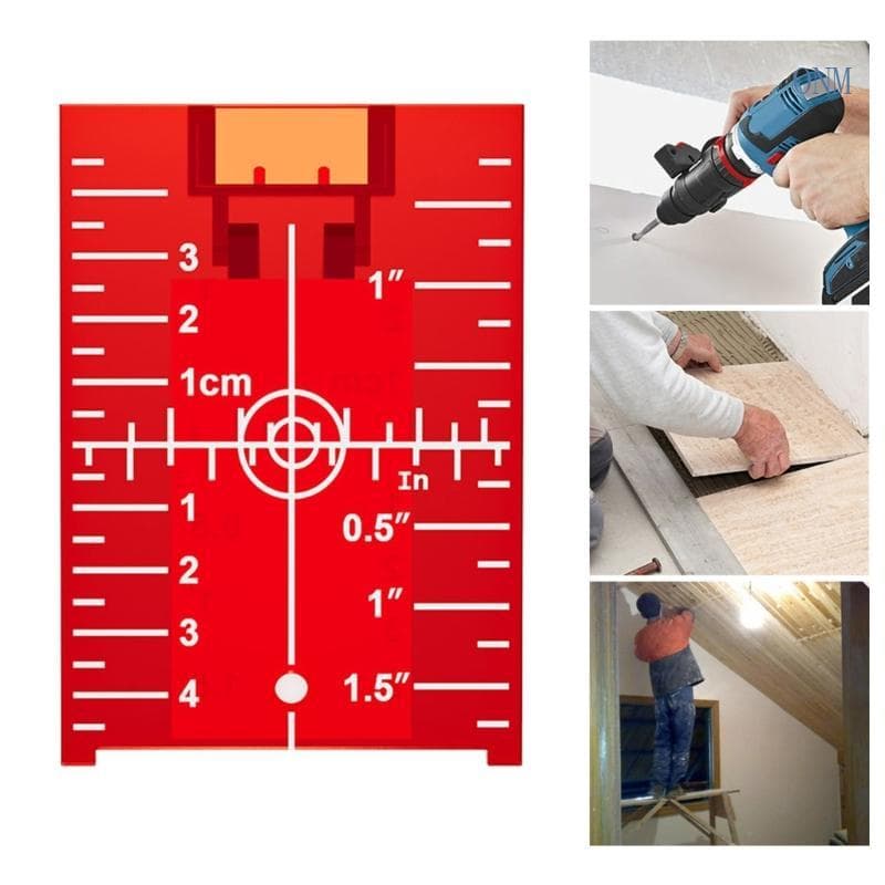 Placa Cartão Alvos ONM Para Medição Distância A Laserfinder Base Magnética Plat