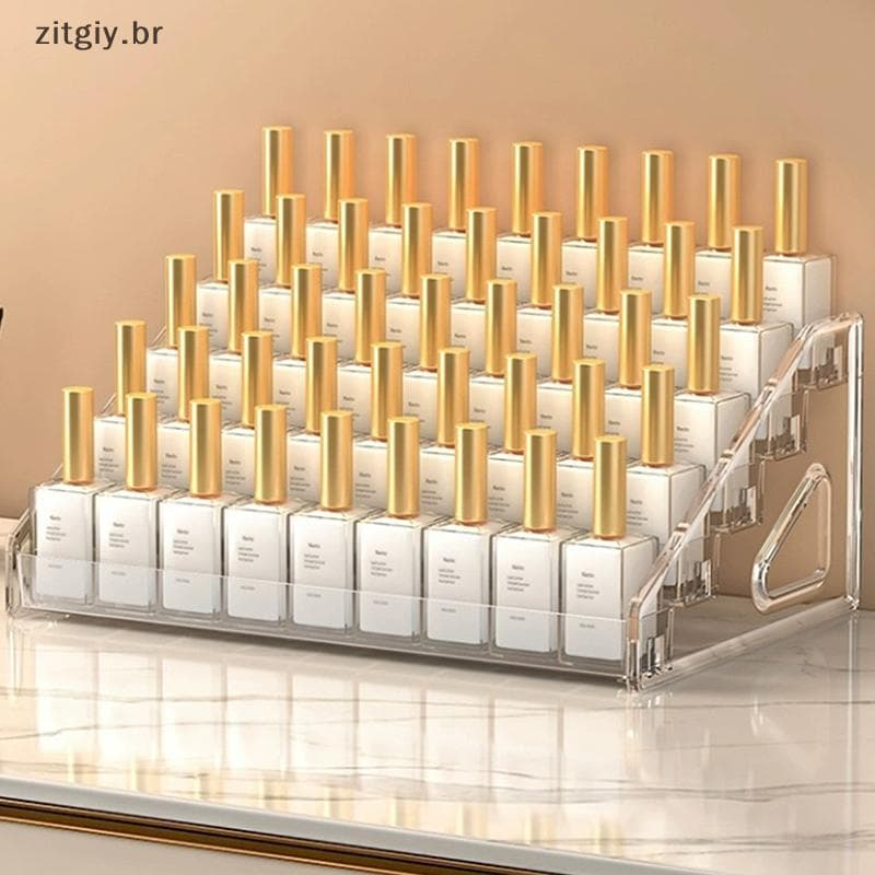 [zitgiy] 3/4/5/6/7 Camadas Acrílico Cosmético Esmalte Orgaizer Display Ra Lipsti Perfume Maquiagem Armazenamento GOOD