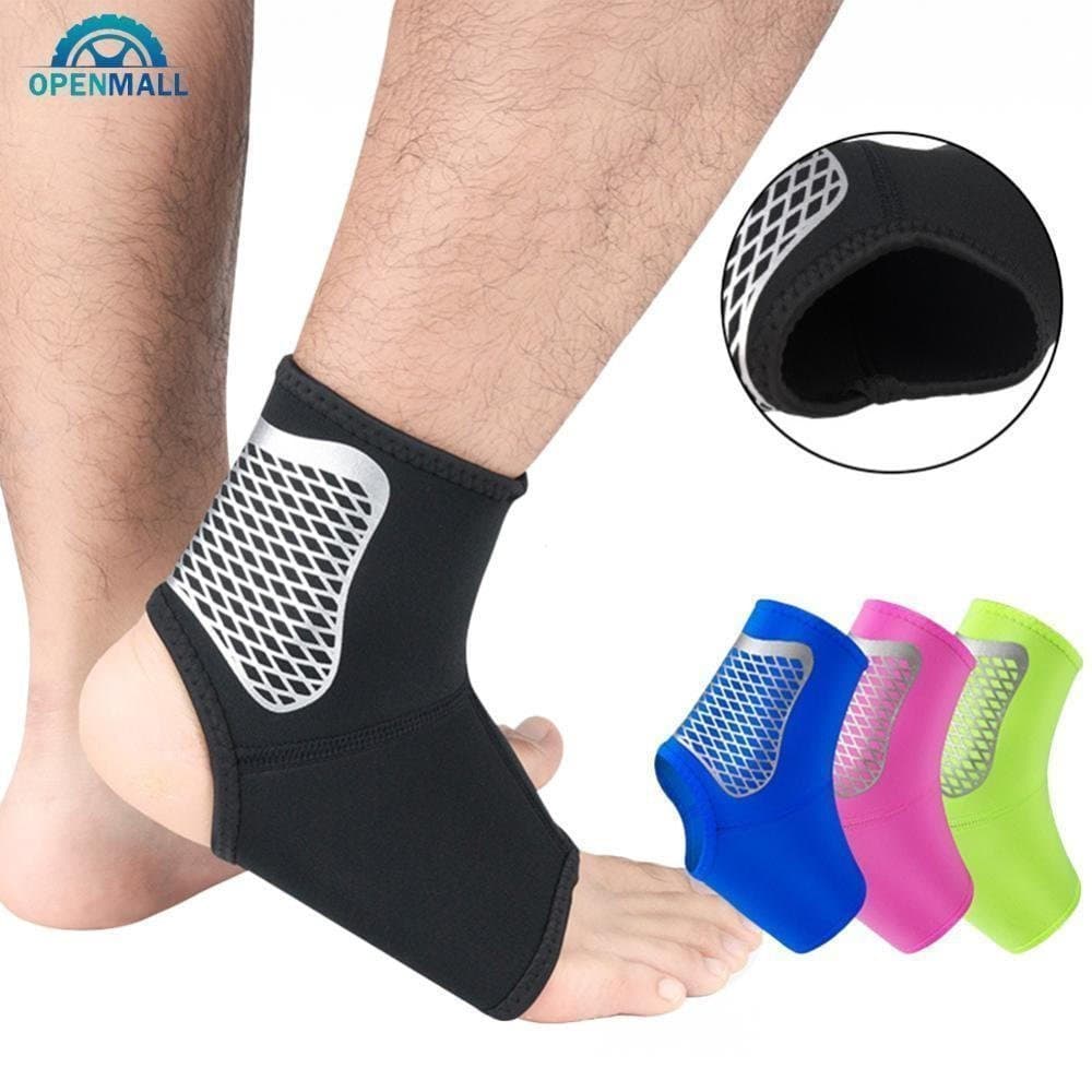 OPENMALL 1PC Proteção Esportiva Tornozelo Cinta Com Malha De Compressão Suporte Design De Salto Aberto Para Jogos De Bol