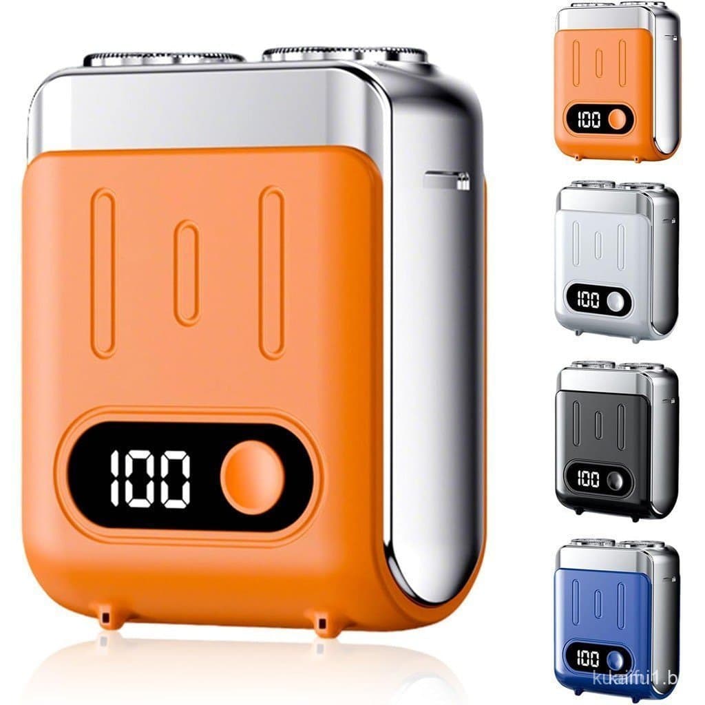 Mini Barbeador Elétrico Masculino, Novo Modelo 2025, Barbeador Portátil para Homens, À Prova d'Água IPX7, Barbeador C0EZ