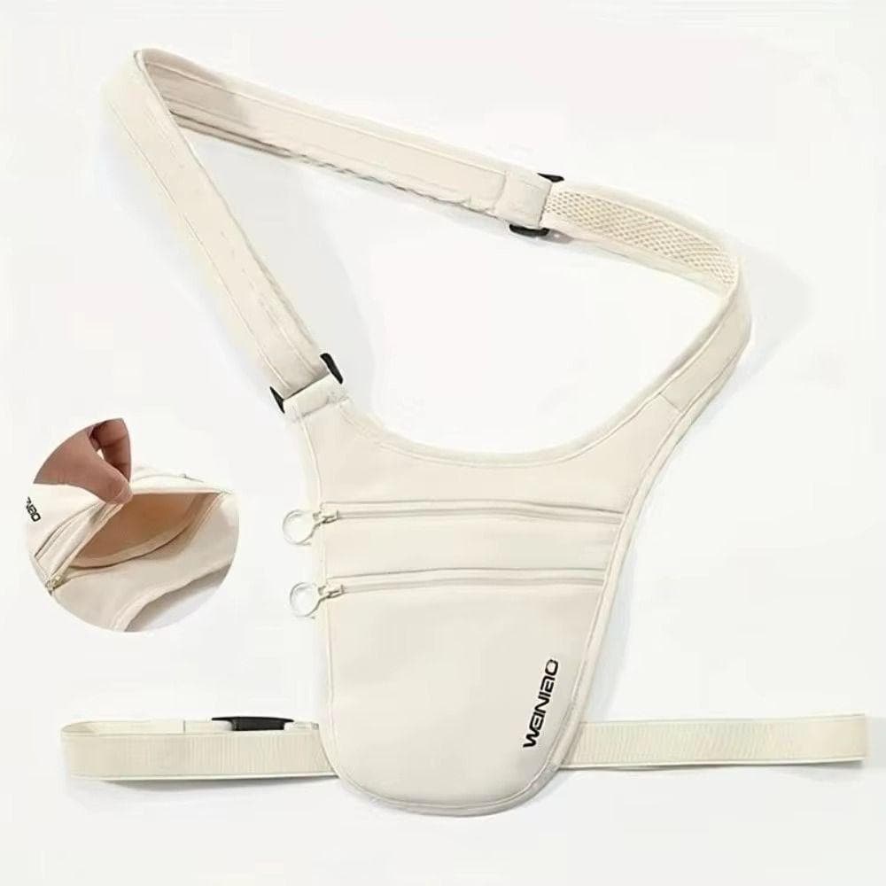 Bolsa De Cintura Anti-Roubo Para Viagem , Pochete Invisível Leve E Criativa , Portátil Cinto Esportivo À Prova D'água
