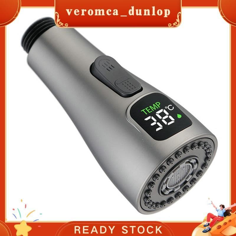 Adaptador De Torneira Da Cozinha Pull Out Bocal Universal Bubbler Conector LED Função Display Digital Para Pia Água