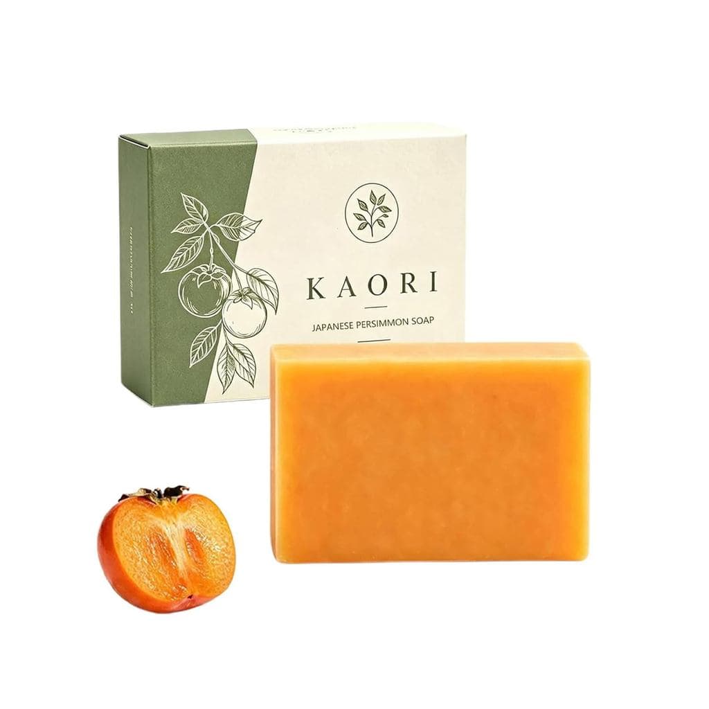 Sabonete de Caqui Kaori, Hidratante para Pele Madura, Sabonete Líquido Renovador e Purificante com Caqui Natural, Sabone