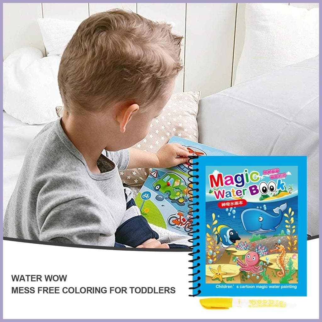 Aquarela Doodle Livros Educativos Criativos Crianças Brinquedos Pintar Com De Água Para Meninas Meninos Casa Pré-Escolar