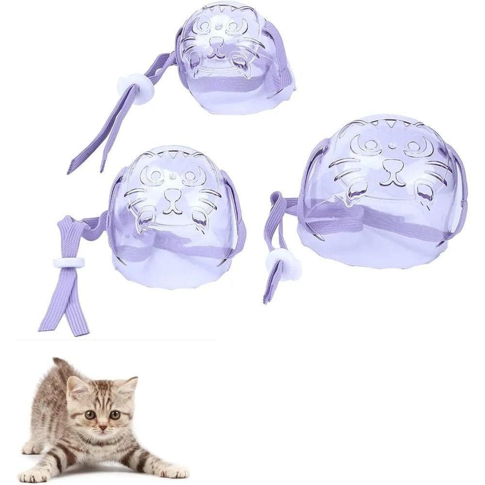 Máscara De Focinho De Gato , Capa De Boca De Gatinho Ajustável Anti-Mordida , Tratamento De Animais De Estimação Com Des