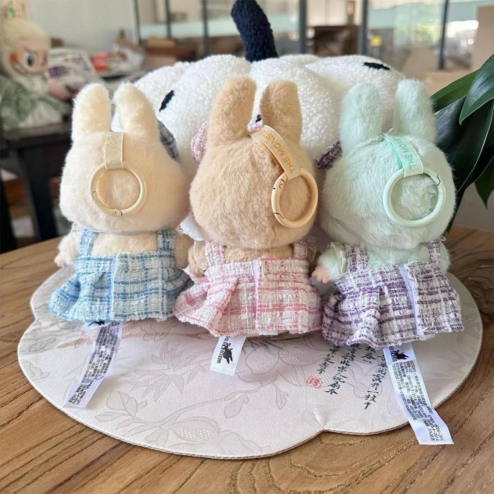TKEY Pérola Arco Vestido Conjunto Mini Moda Chaveiro Roupas De Boneca Bonito Requintado Bonecas Acessórios De Decoração