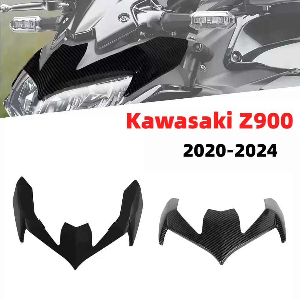 Capa do painel do farol da motocicleta Kawasaki Z900 2020-2024, acessórios de decoração para carroceria.