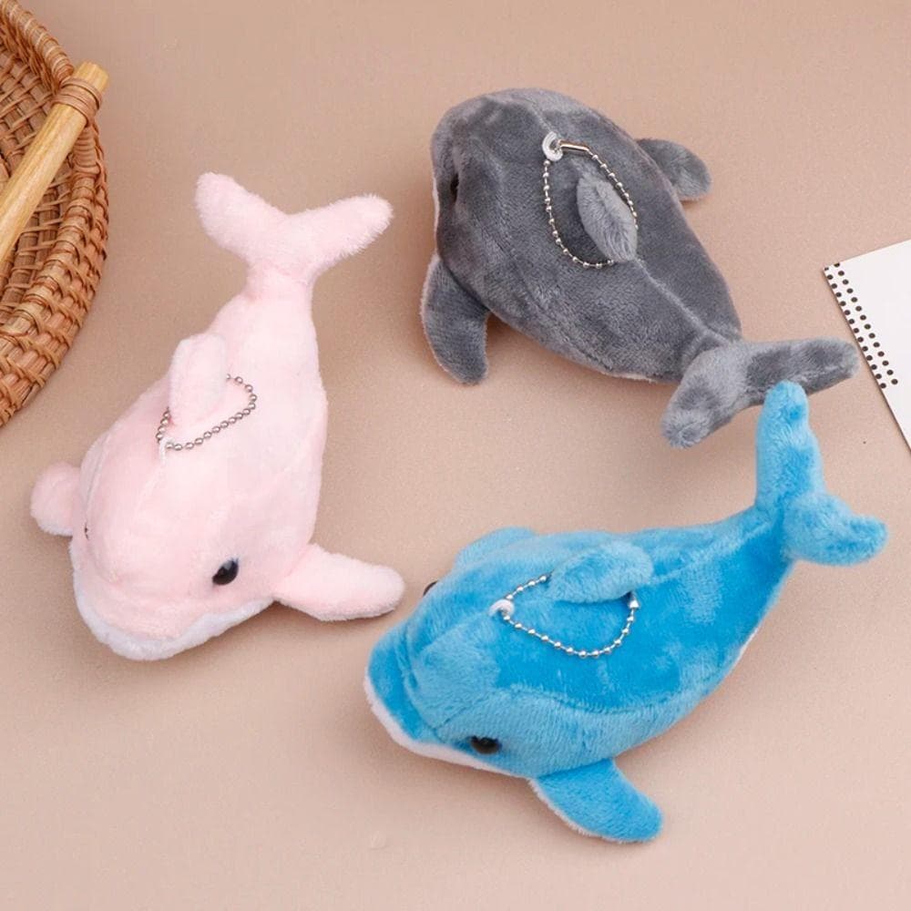 ZHDYEB Boneca De Baleia De Pelúcia Animal , Chaveiro Macio De Desenho Animado , Pingente Fofo