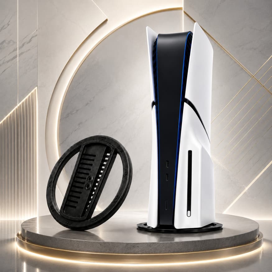 Suporte para Ps5 Playstation 5 Base Vertical Slim Fat Pro Mesa Dock PS5 Digital Edition PS5 com Leitor de Disco