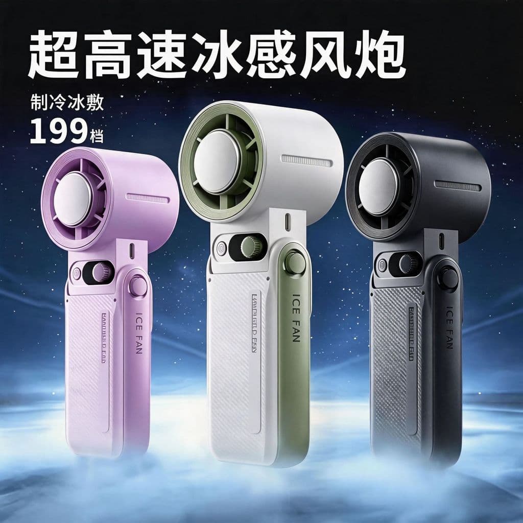 [Novo produto] Pacote de gelo de refrigeração Ventilador de alta velocidade Promessa de 199 velocidades Regulação de vel