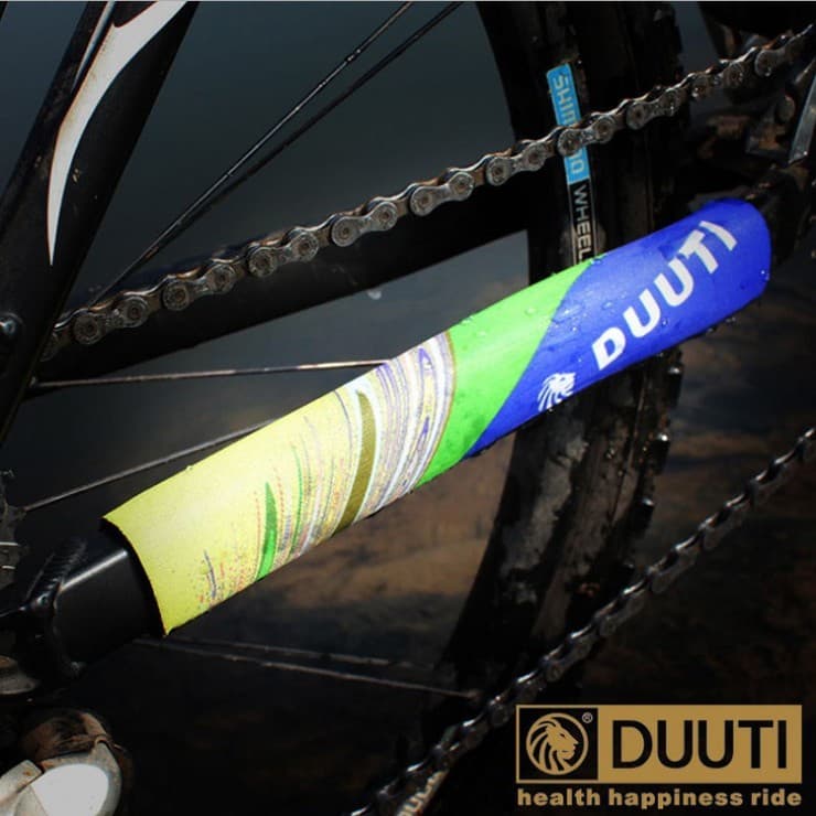 Bicicleta Velcro Mountain Bike protetor corrente adesivo quadro capa protetora corrente pano equipamentos de equitação