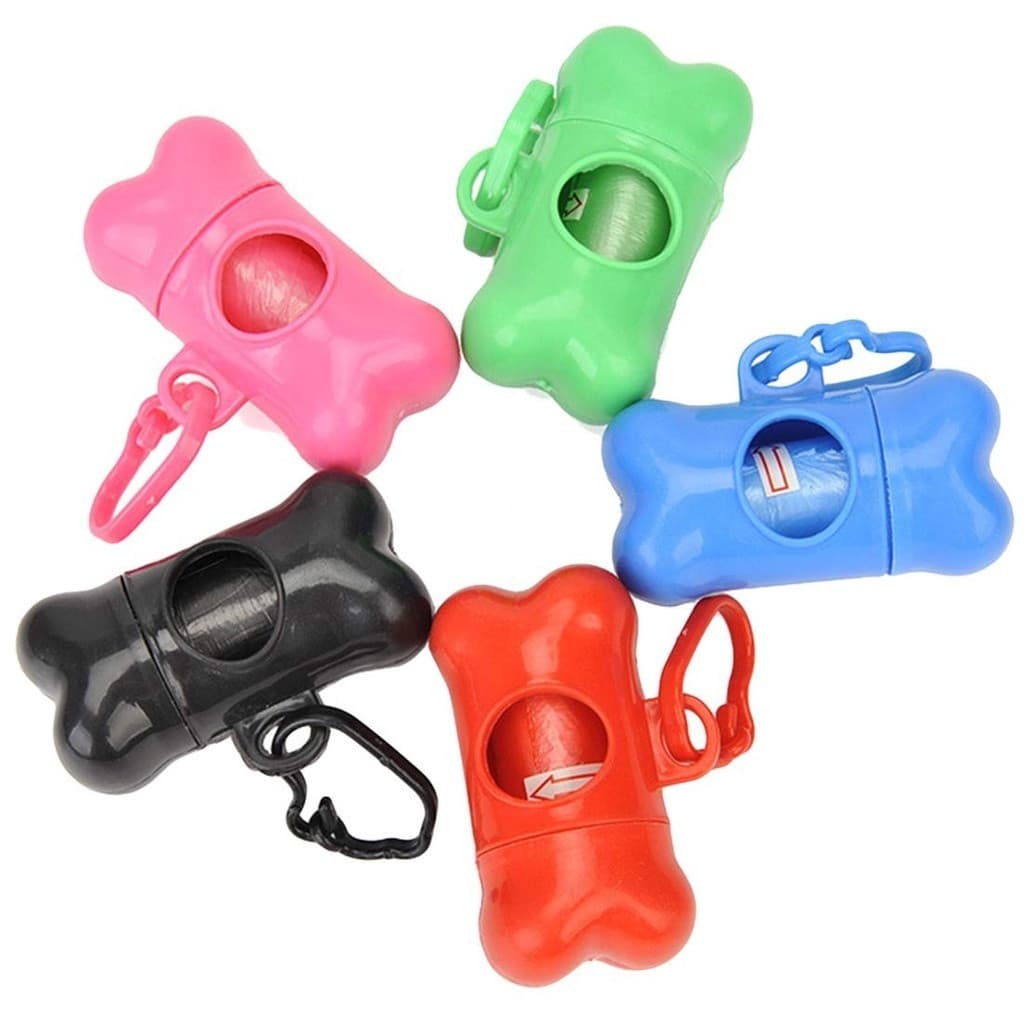 Kit Cata Caca Com Porta Saquinhos Para Cachorro Gatos + 1 Refil