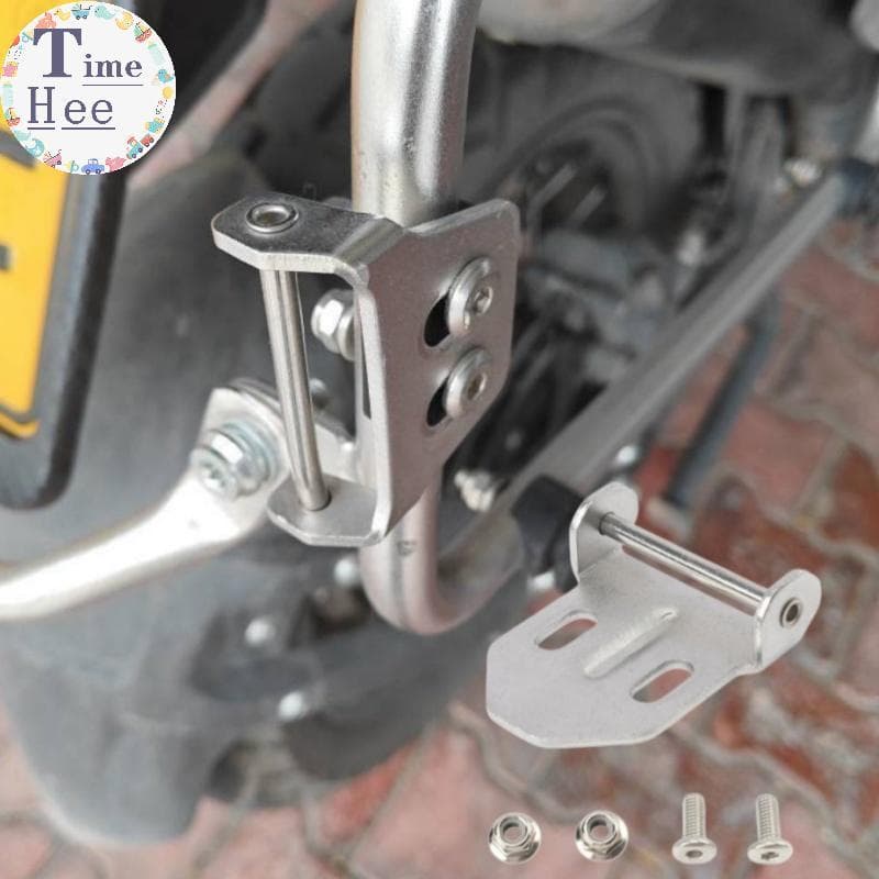 TimeHee 1 Conjunto De Barras De Suporte Lo Para Motocicleta Fixadores De Mala Lateral Kit De Braet De Porta-Malas Duráve