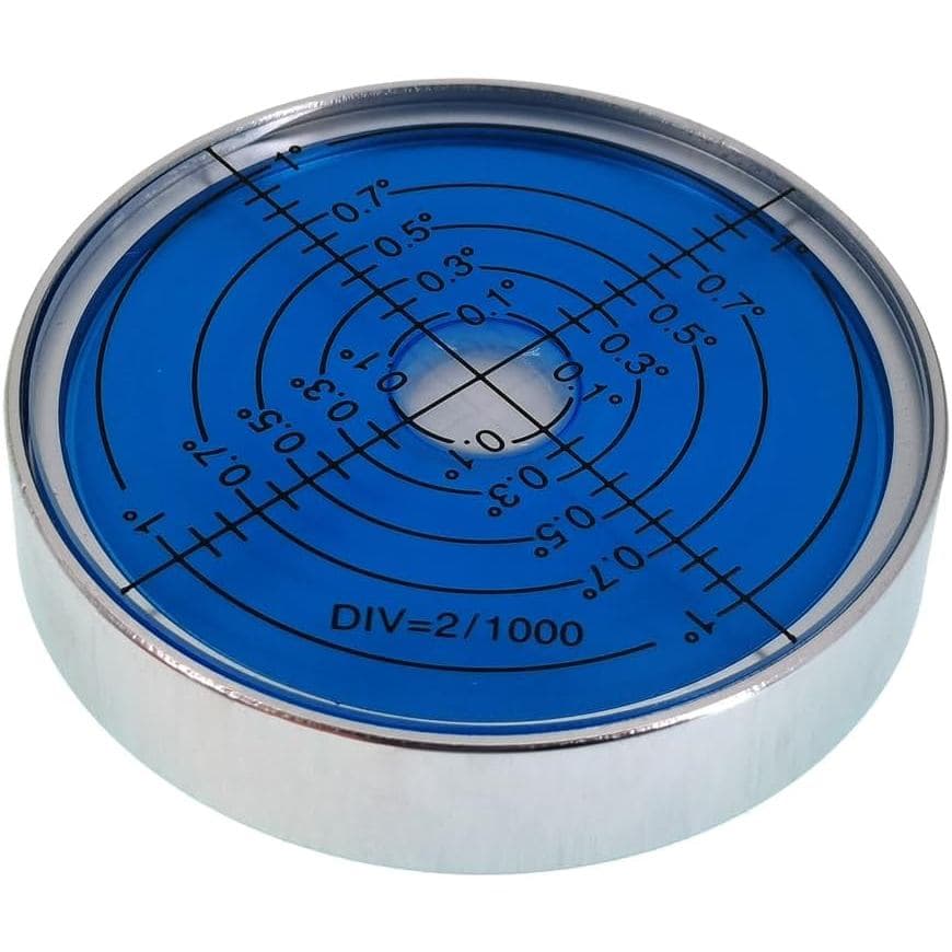 Nível de Bolha Universal de Alta Precisão 6'/2mm, Nível de Água de Bolha Metálica, Medidor de Nível Cruzado Pequeno para