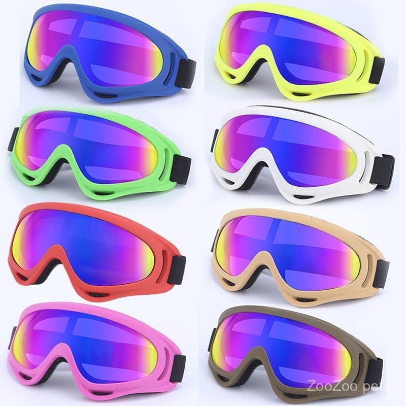 Óculos de proteção X400 para motociclismo, óculos táticos à prova de vento e areia, óculos de esqui resistentes a impact