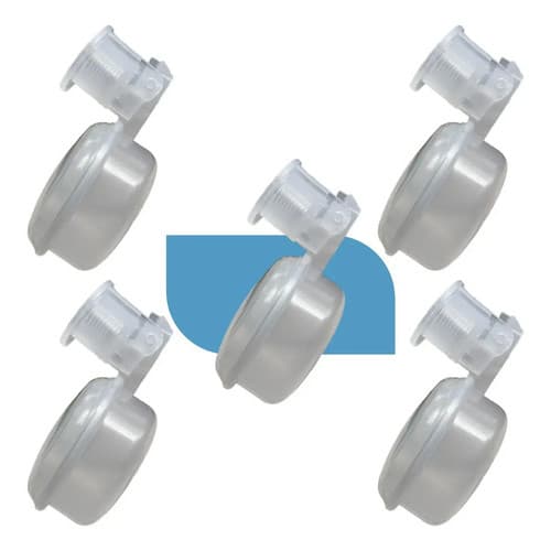 Kit C/ 5 Boia Dosadora Para Vela Filtro De Barro Oais Refil Transparente