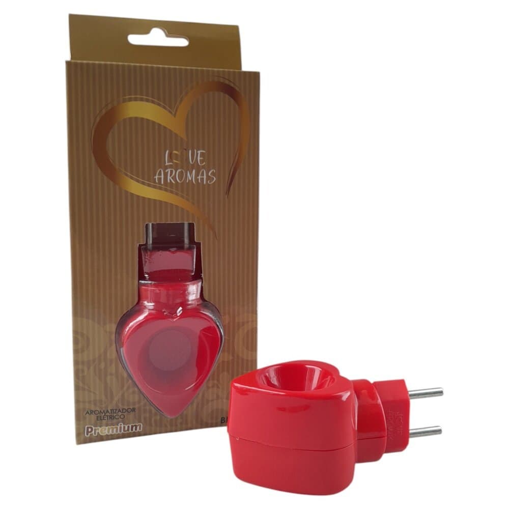 Difusor Elétrico Aromatizador de Ambiente Bivolt Vermelho